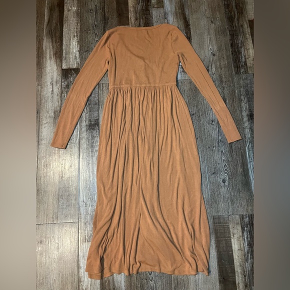 Hatch The Softest Rib Nursing Dress in Henna Hatch Size 0 - Regular XS - Picture 6 of 7